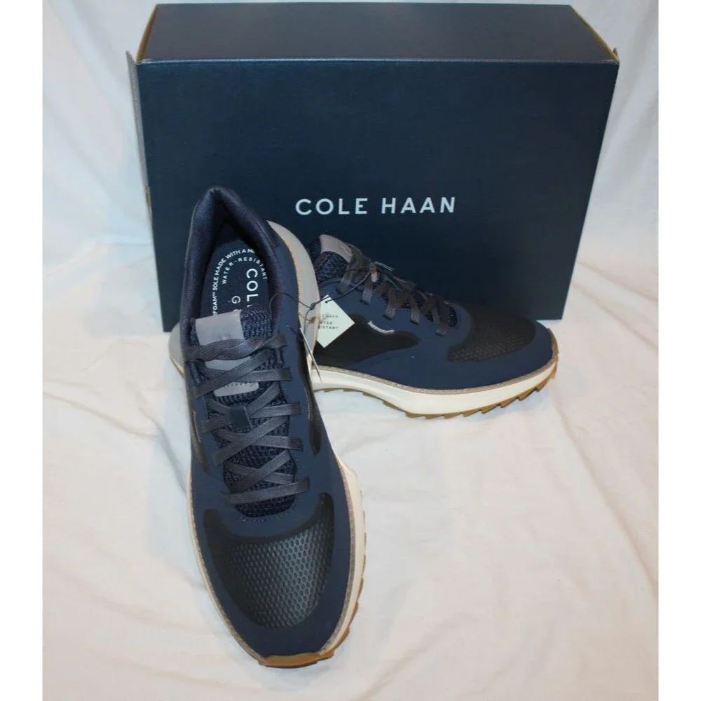 Cole Haan GrandPro Ashland II Men’s Golf Shoe Navy Ivory NEW S 11.5